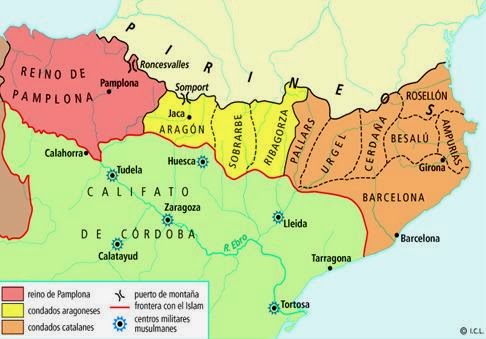 Ciencias sociales,georafía e historia: 2.1. La creación de la Marca  Hispánica